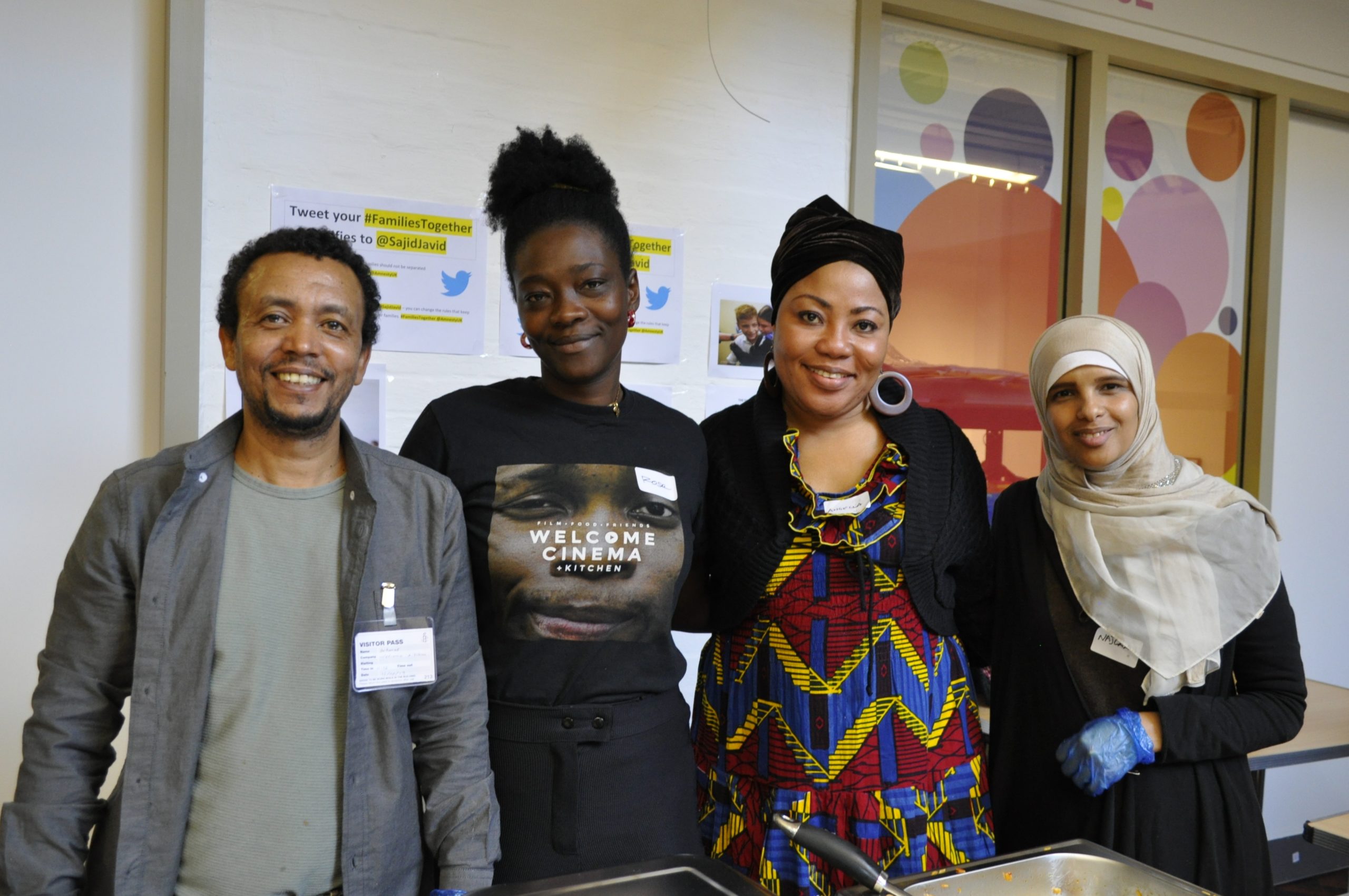 Chefs from Welcome Kitchen and friends at Refugee Week Conference 2019
