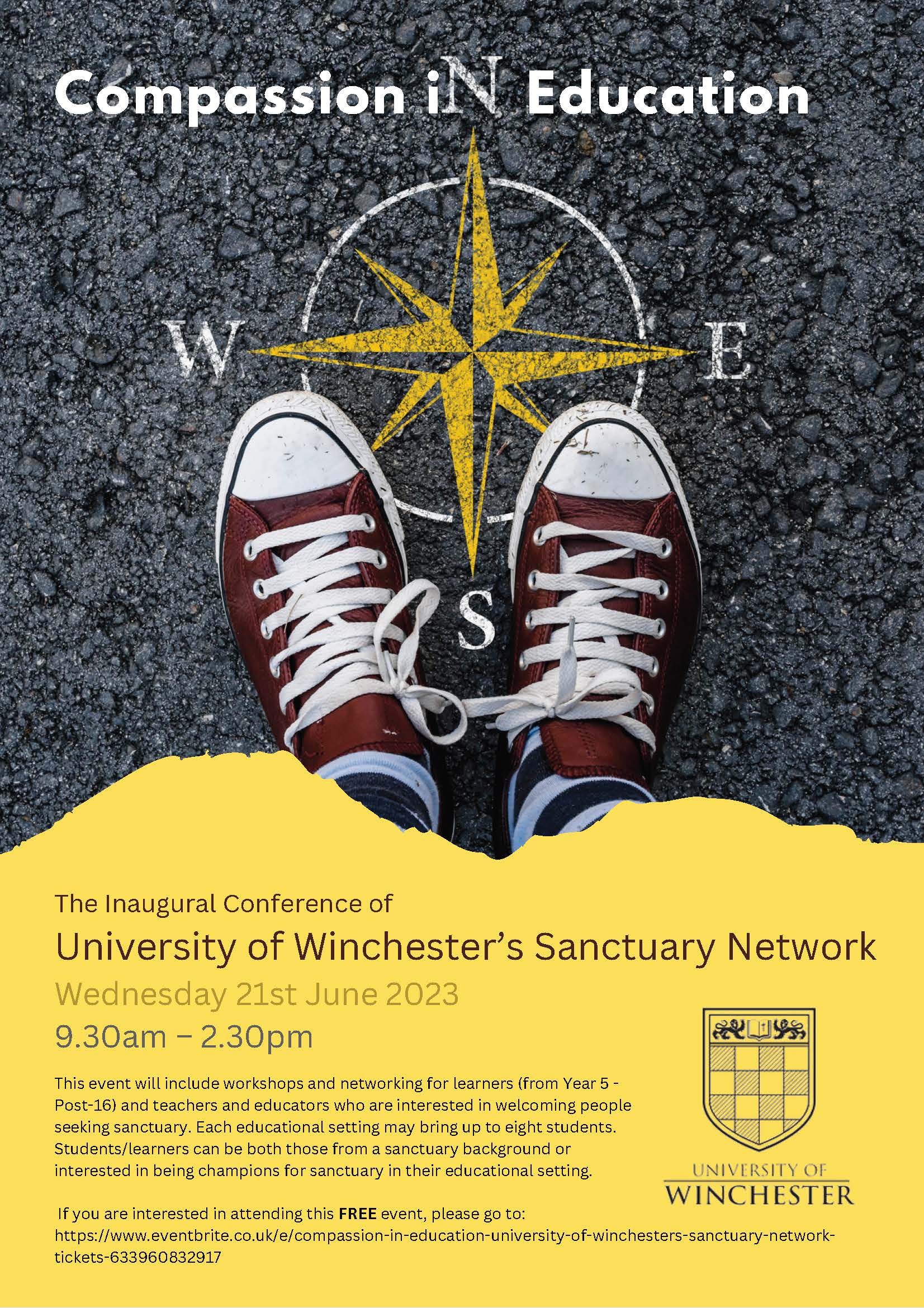 Compassion in Education: University of Winchester’s Sanctuary Network Inaugural Conference (Schools, Colleges and Universities)