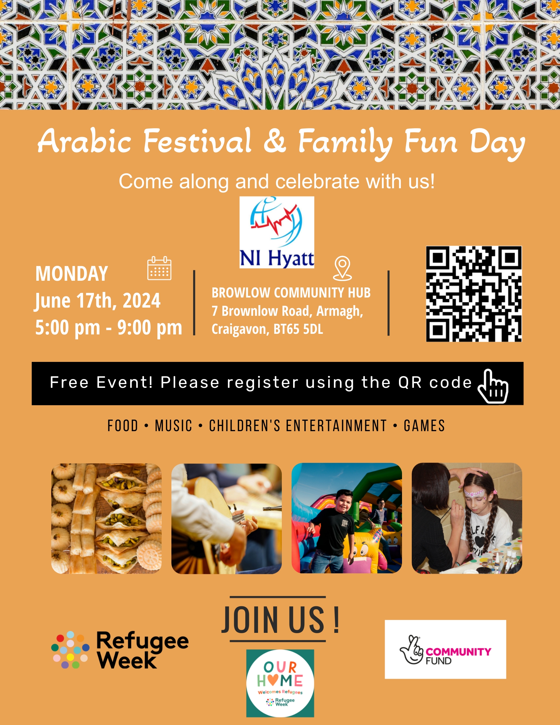 Arabic Festival and Family Fun Day – NI Hyatt 2024